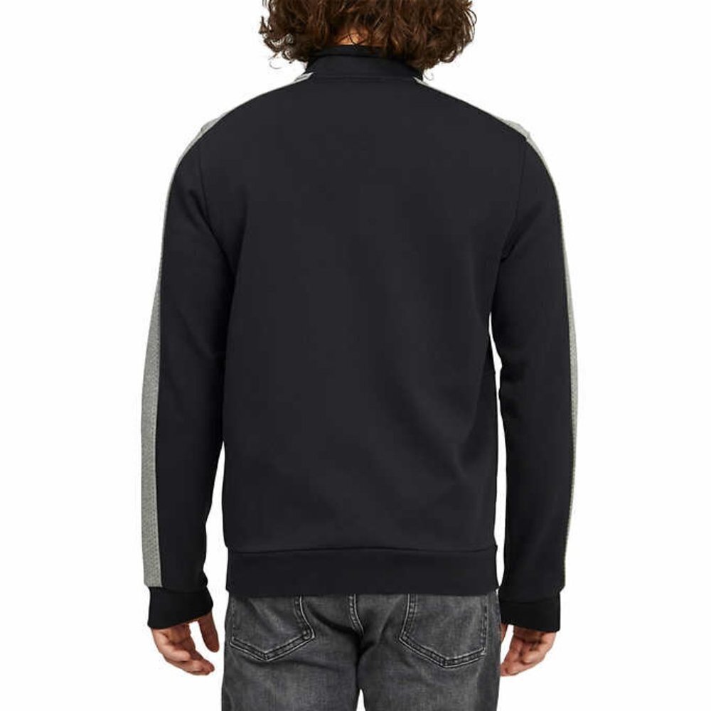 Puma Men’s Track Athelitic Jacket, Black with Grey/Silver - Picture 3 of 6